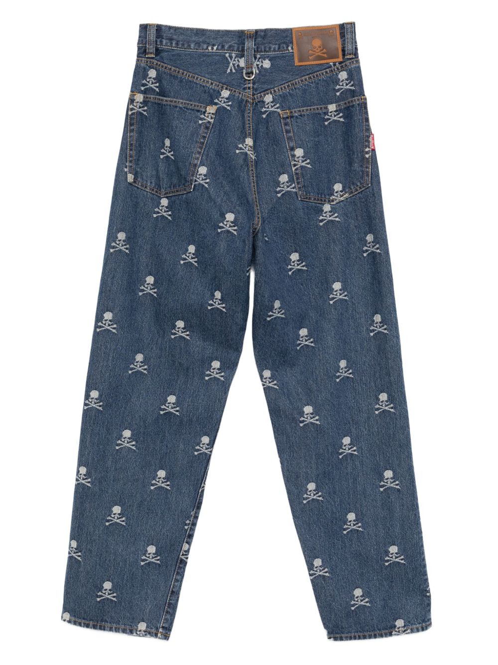 logo-embroidered jeans - 2