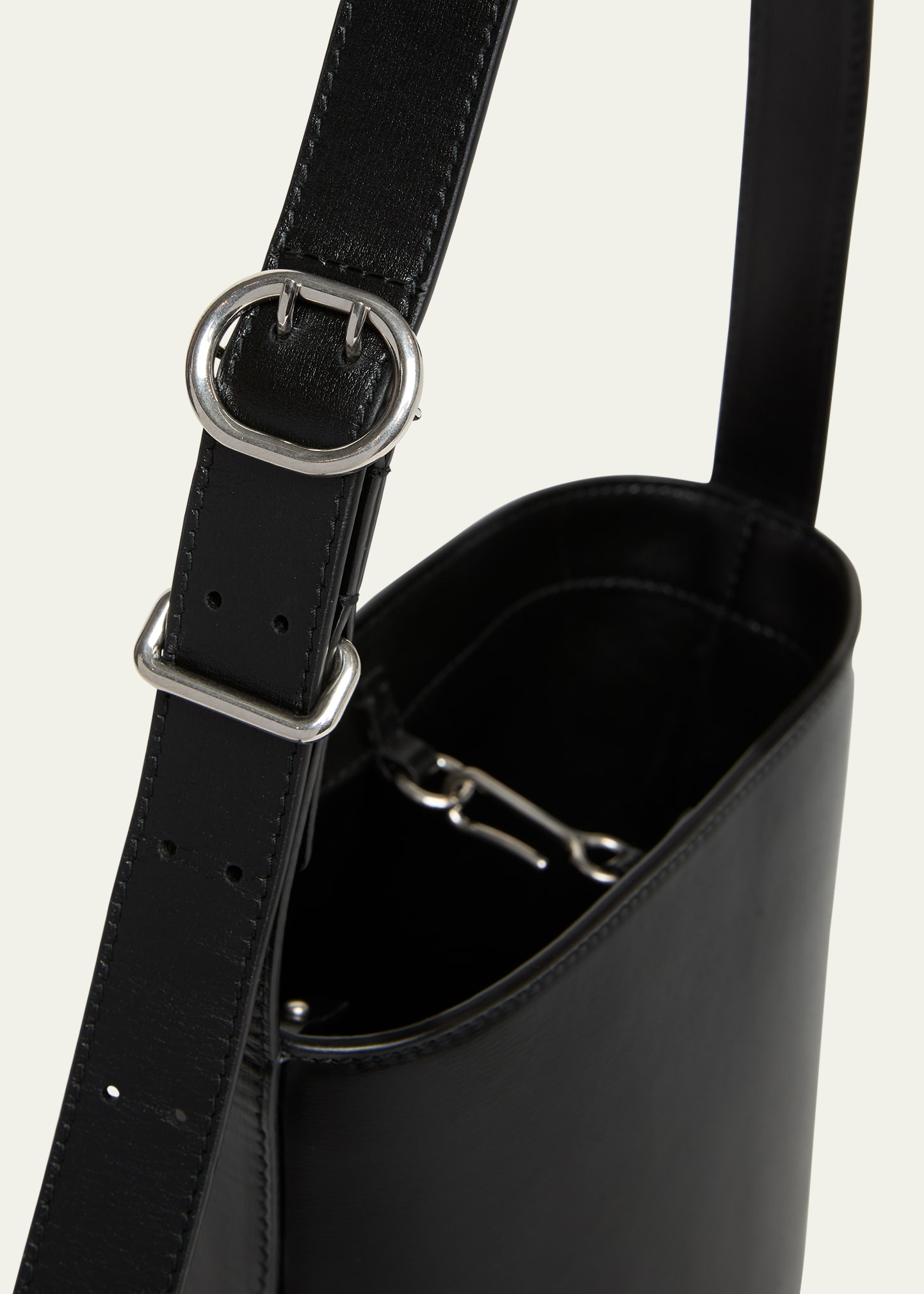 Cannolo Calfskin Bucket Bag - 4