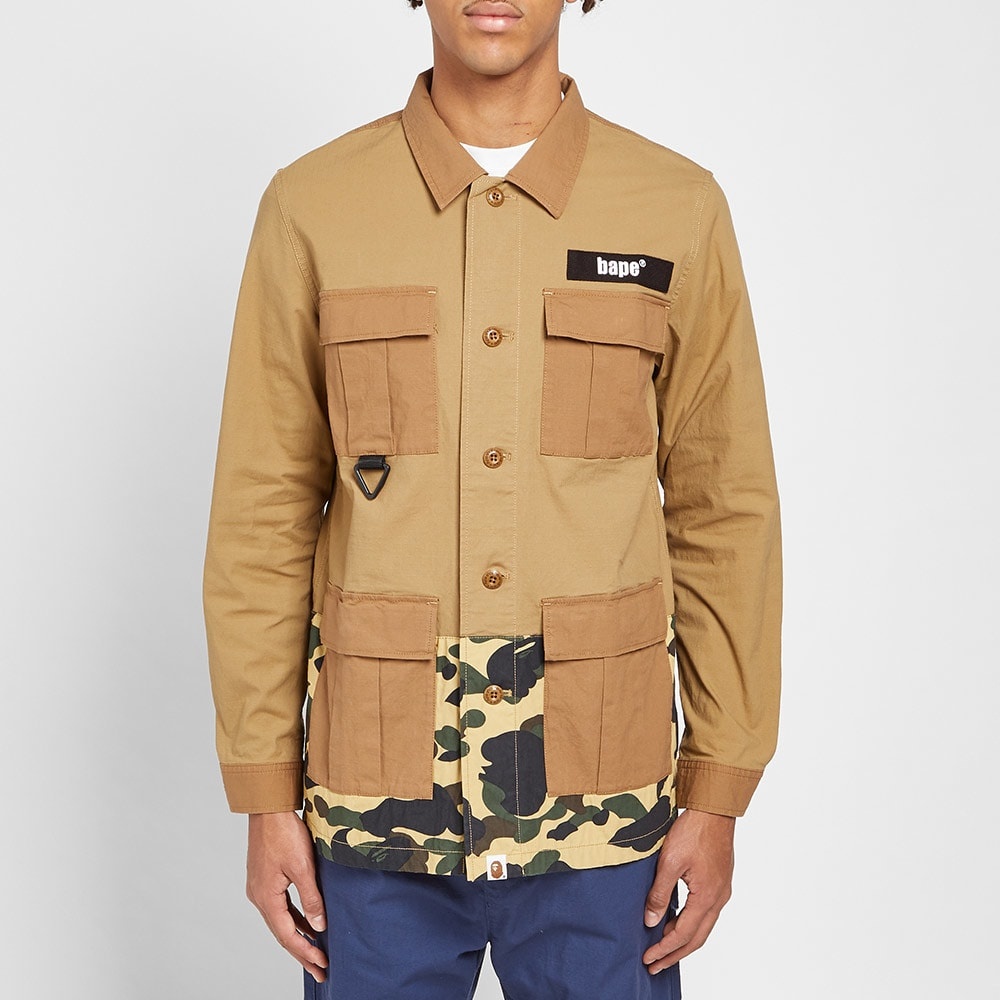 A Bathing Ape 1st Camo Military Shirt - 4