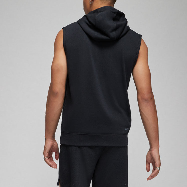 Air Jordan Dri-FIT Sport Sleeveless Breathable Solid Color Pullover hooded Vest Black DM2822-010 - 4