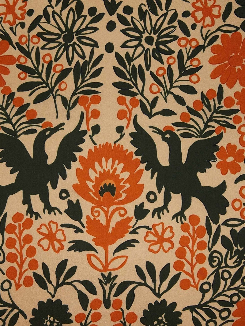 La DoubleJ Forest graphic-print scarf outlook
