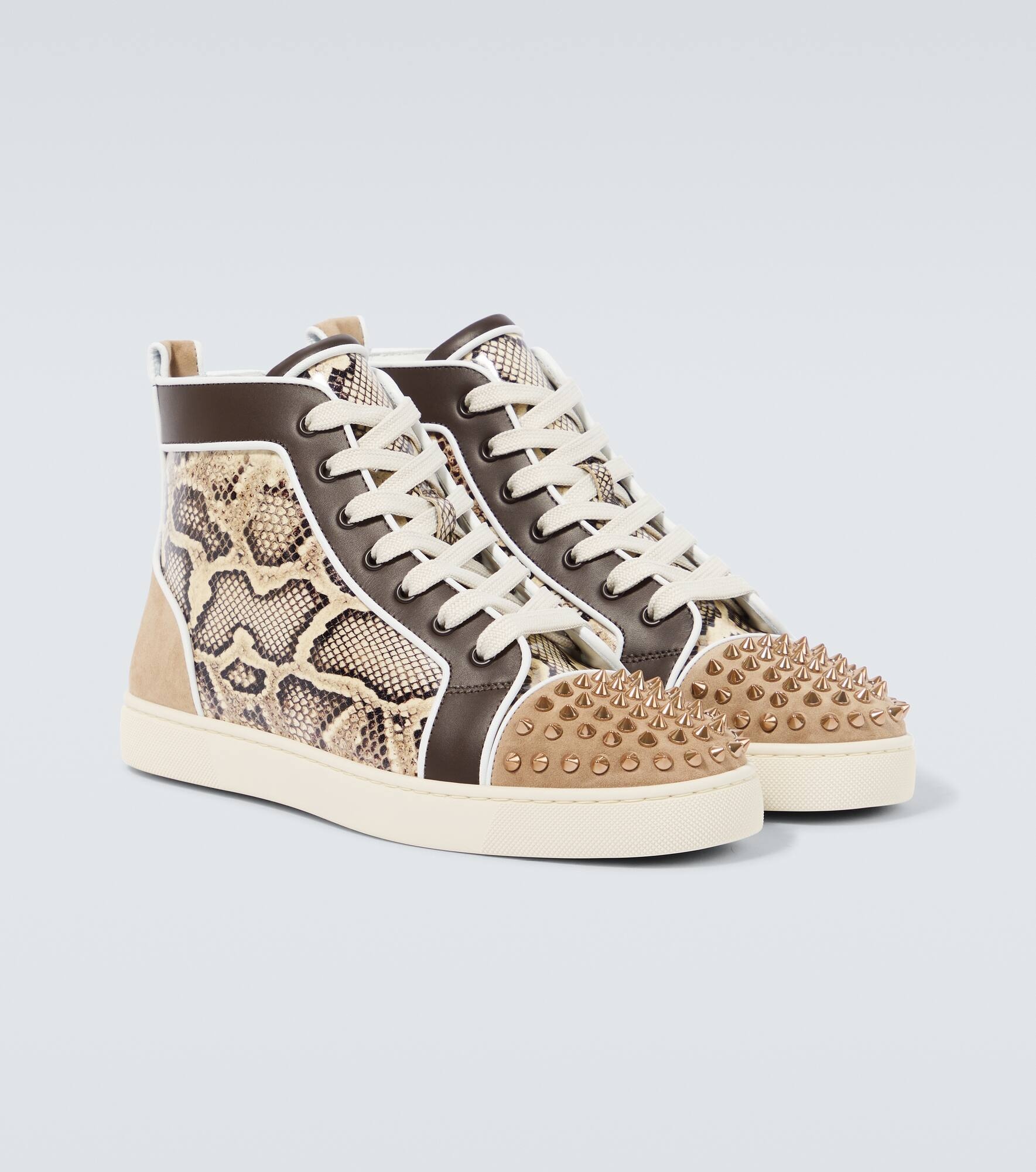Lou Spikes leather sneakers - 5