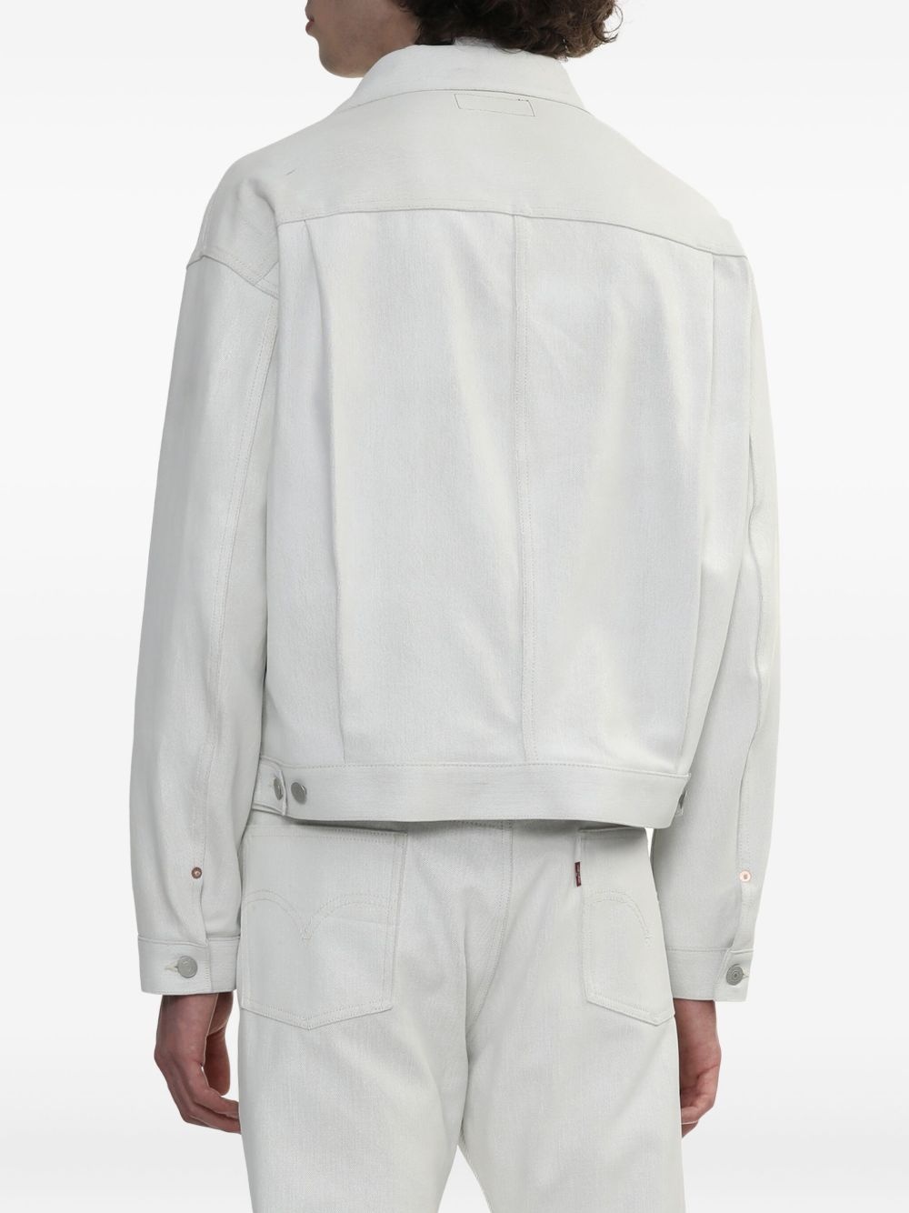 button-fastening jacket - 4