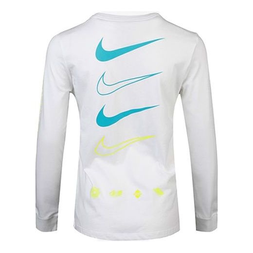 (WMNS) Nike Sportswear Round Neck Long Sleeves Casual White CV9174-100 - 2