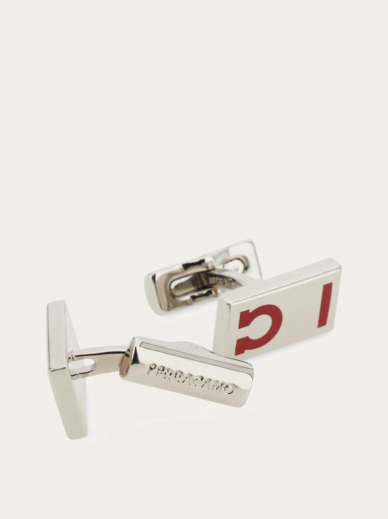 FERRAGAMO Gancini Hug Cuff Links outlook