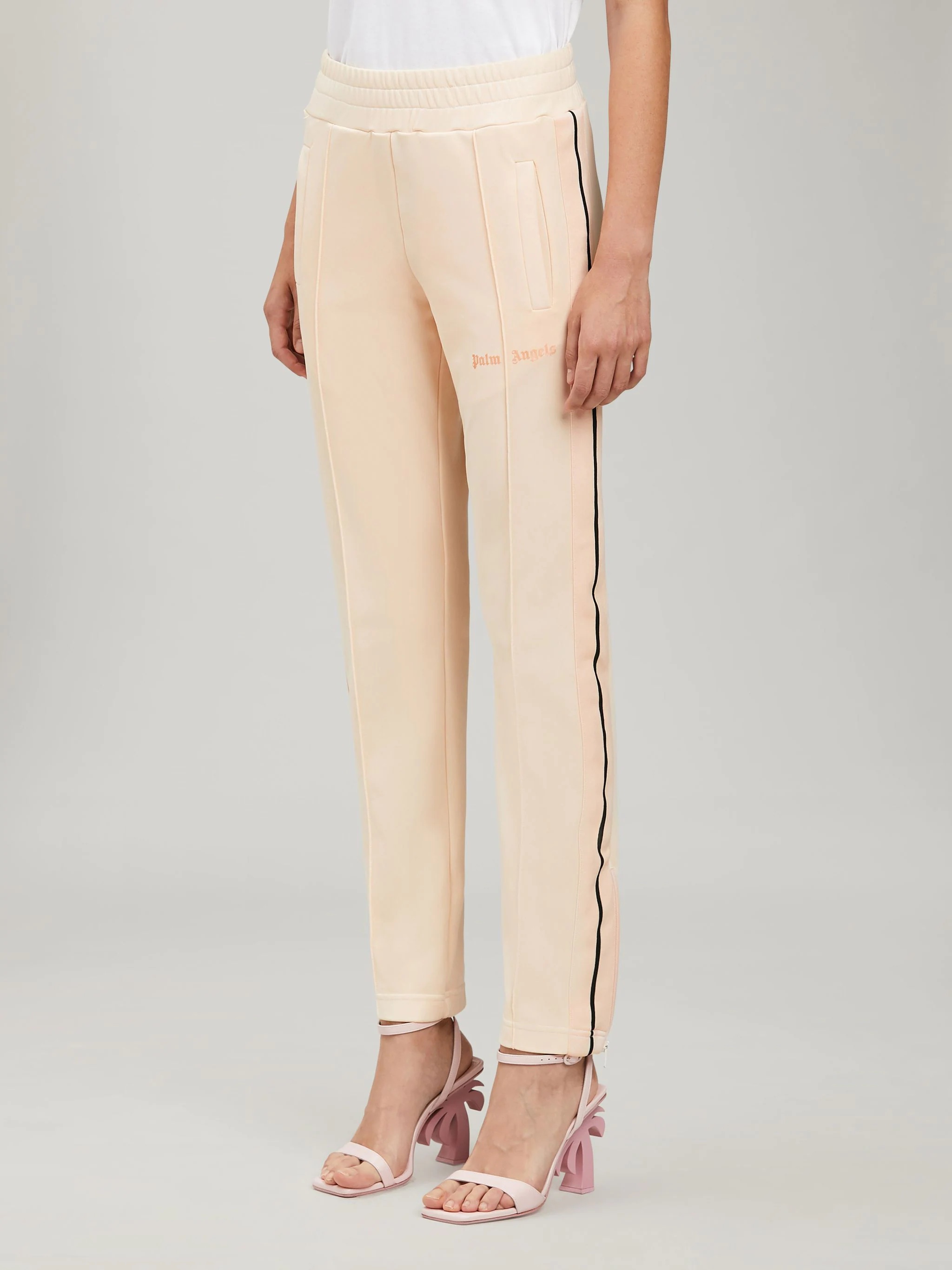 SALMON FLUO TRACK PANTS - 4