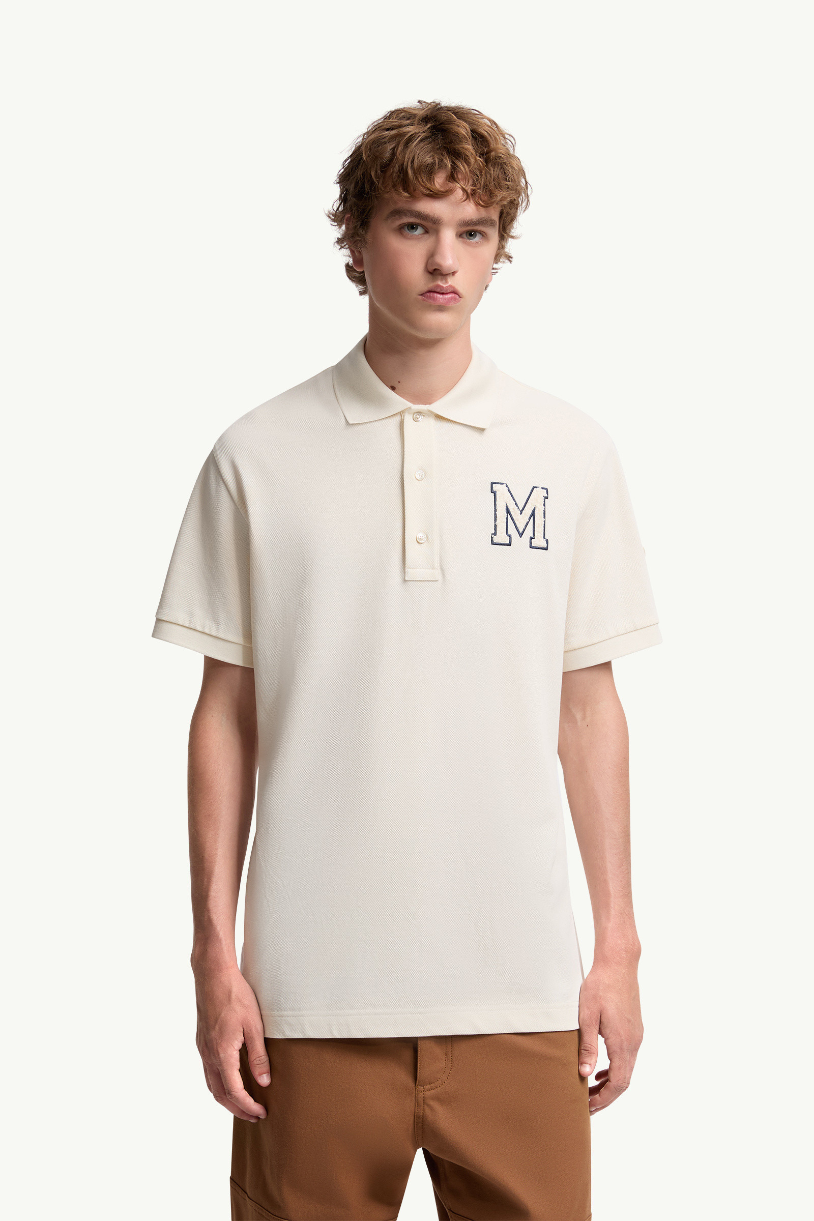 Monogram Cotton Piquet Polo Shirt - 3