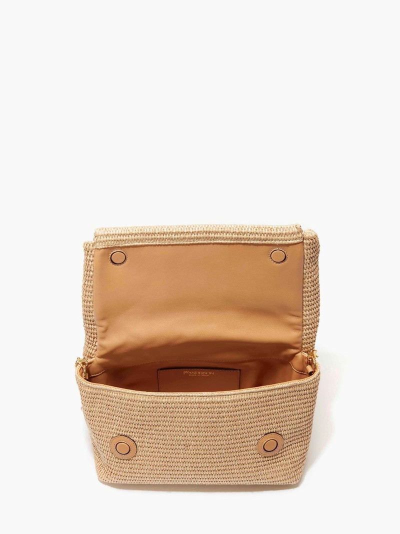 LARGE TWISTER - RAFFIA TOP HANDLE BAG 3