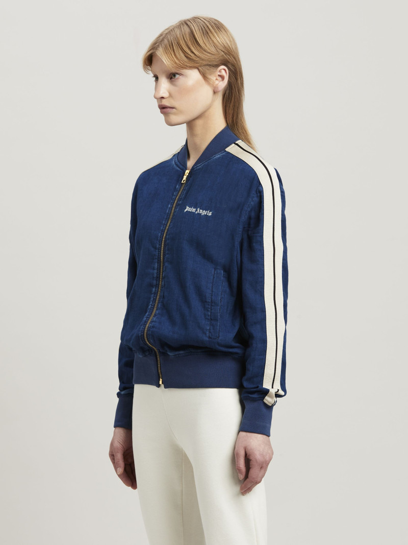 Chambray Track Bomber Jacket 4