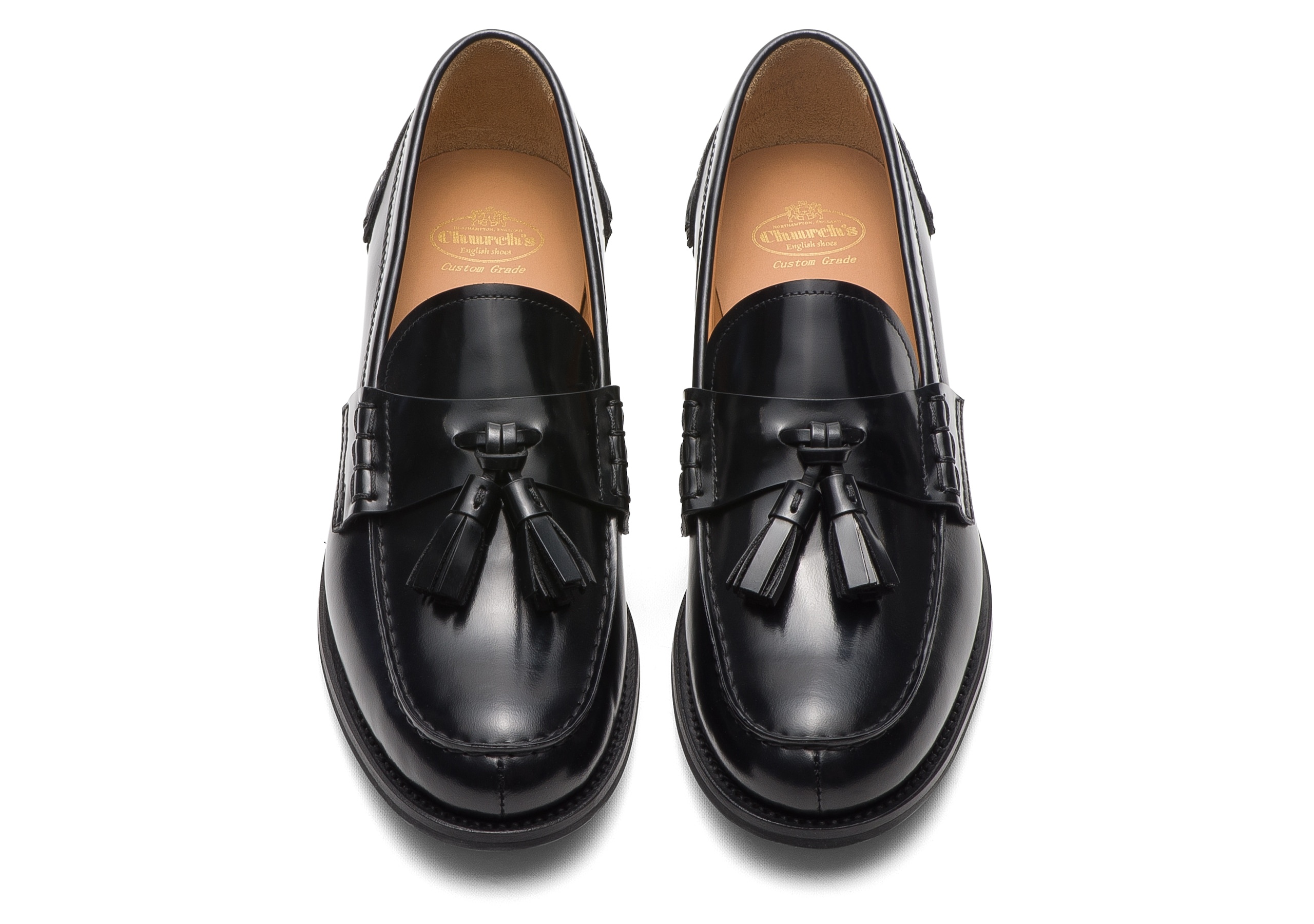 Tiverton w
Fumé Brushed Calfskin Loafer Black - 3