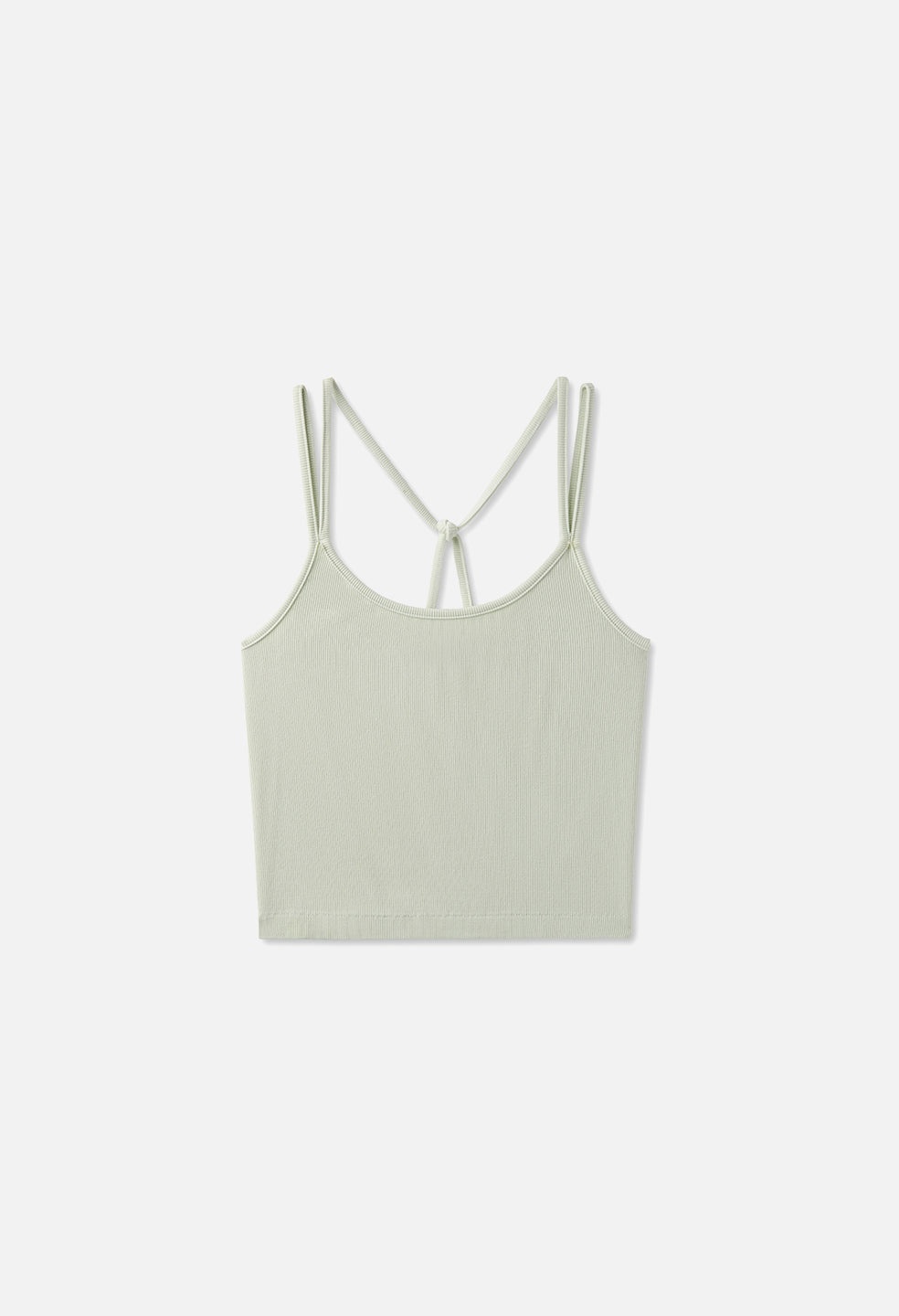 GEMINI RIB HALTER CAMI - 1