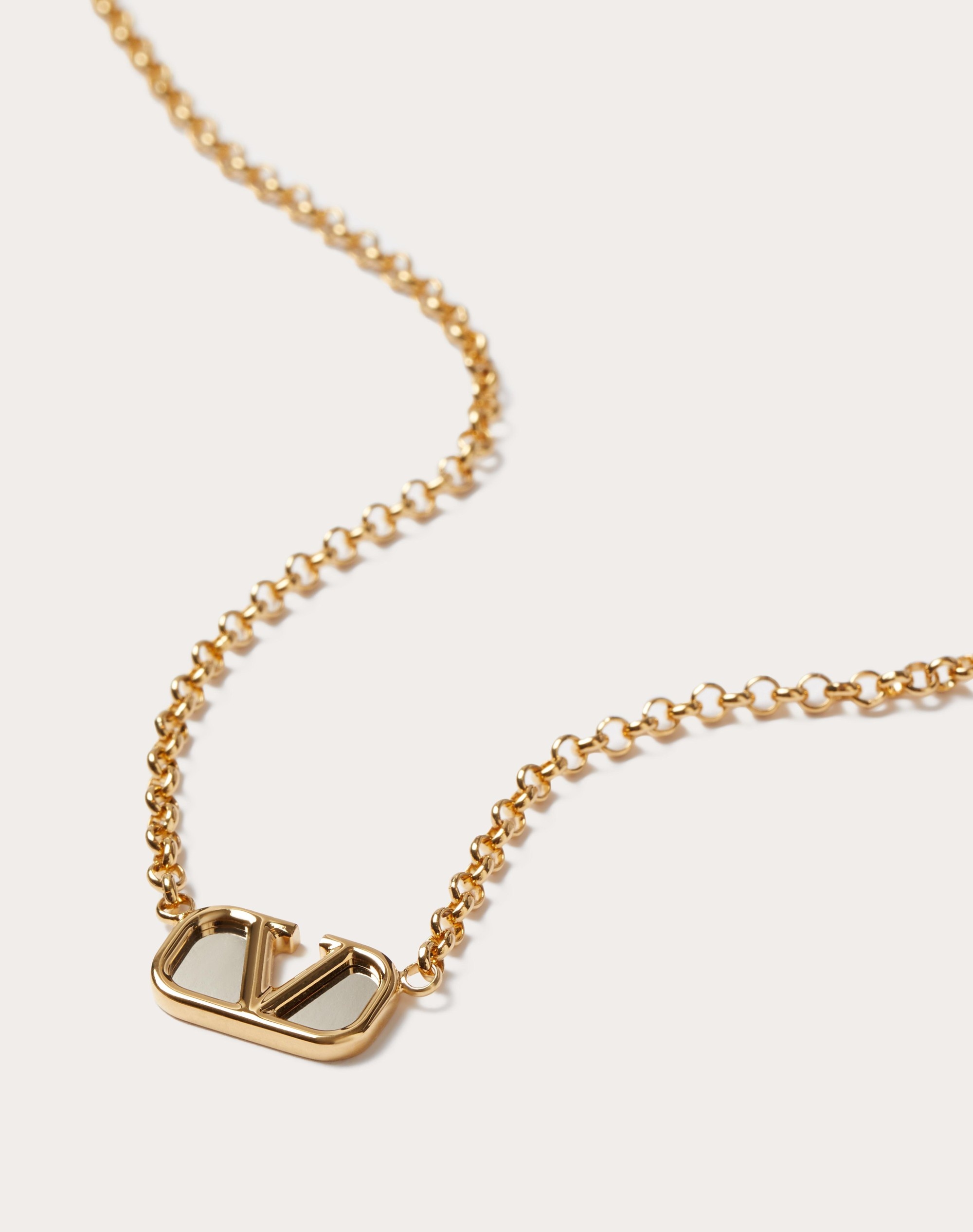 VLOGO SIGNATURE METAL NECKLACE - 2