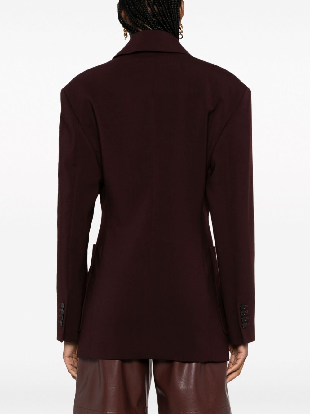 single-breasted blazer - 4