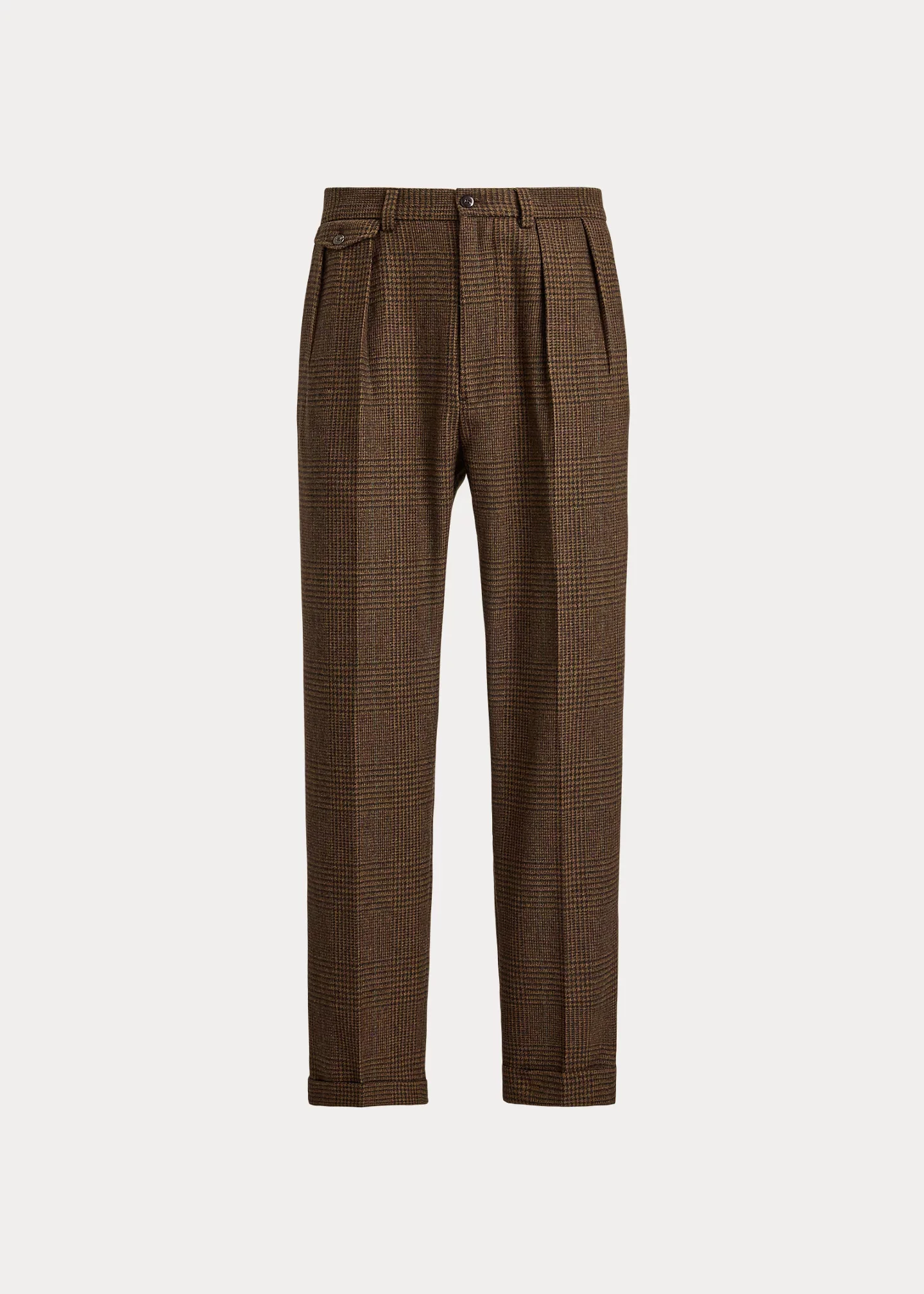 Whitman Relaxed Fit Glen Plaid Pant - 1