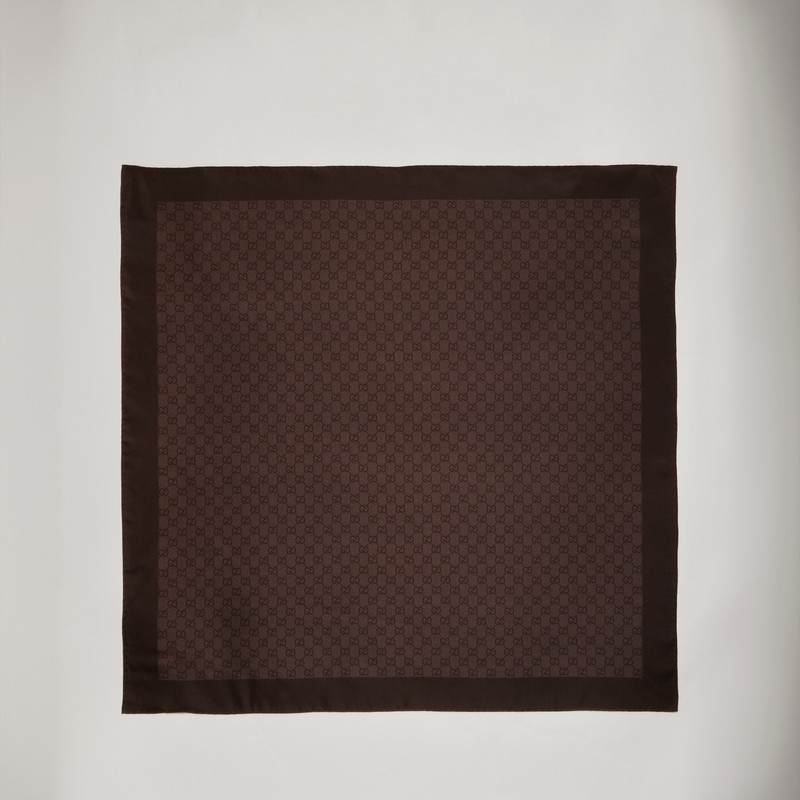 GUCCI GG silk twill jacquard carré outlook