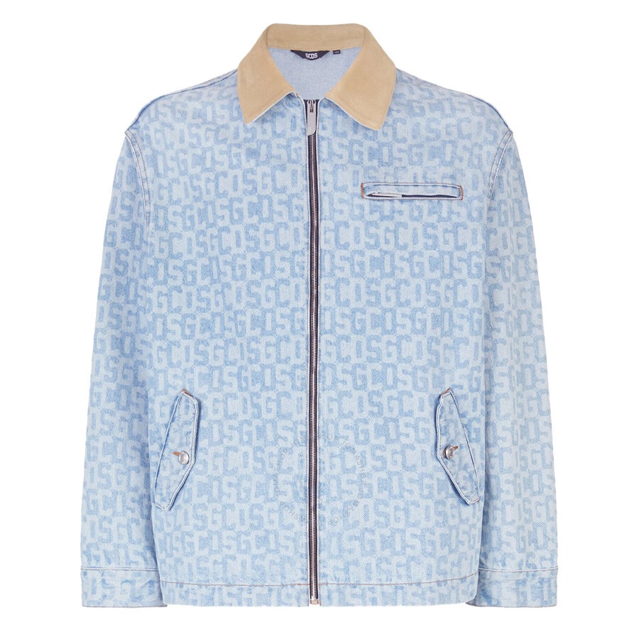 GCDS Monogram Denim Harrington Jacket - 5