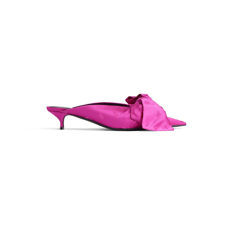 Women's Knife Lavalière 40mm Mule  in Dark Pink 1
