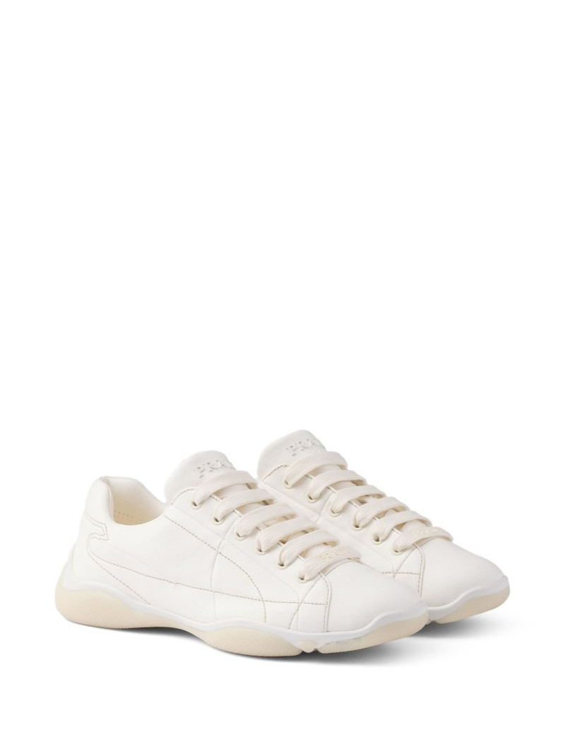 Prada leather sneakers outlook
