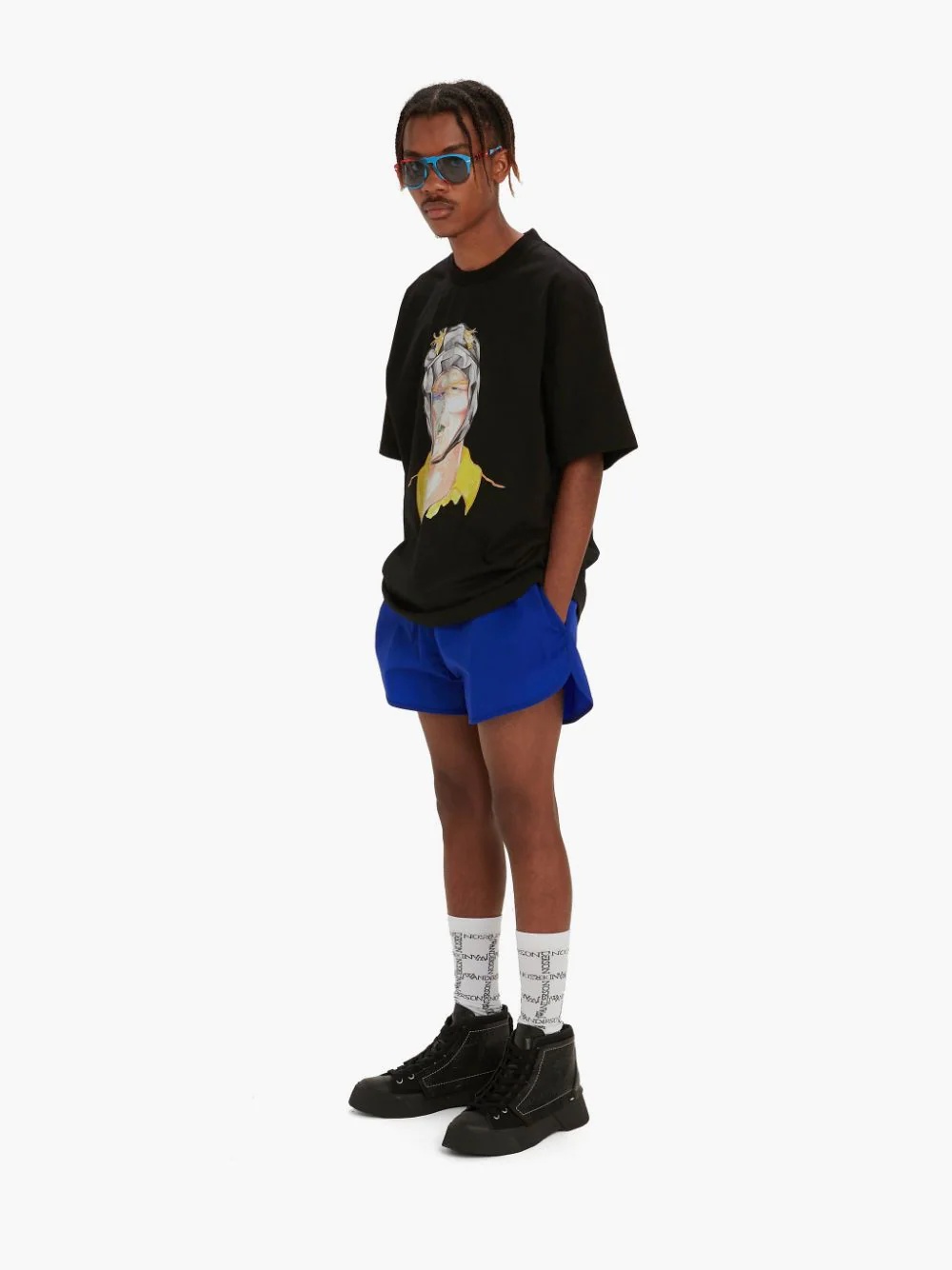 OVERSIZED PRINTED RUGBY FACE T-SHIRT - 3