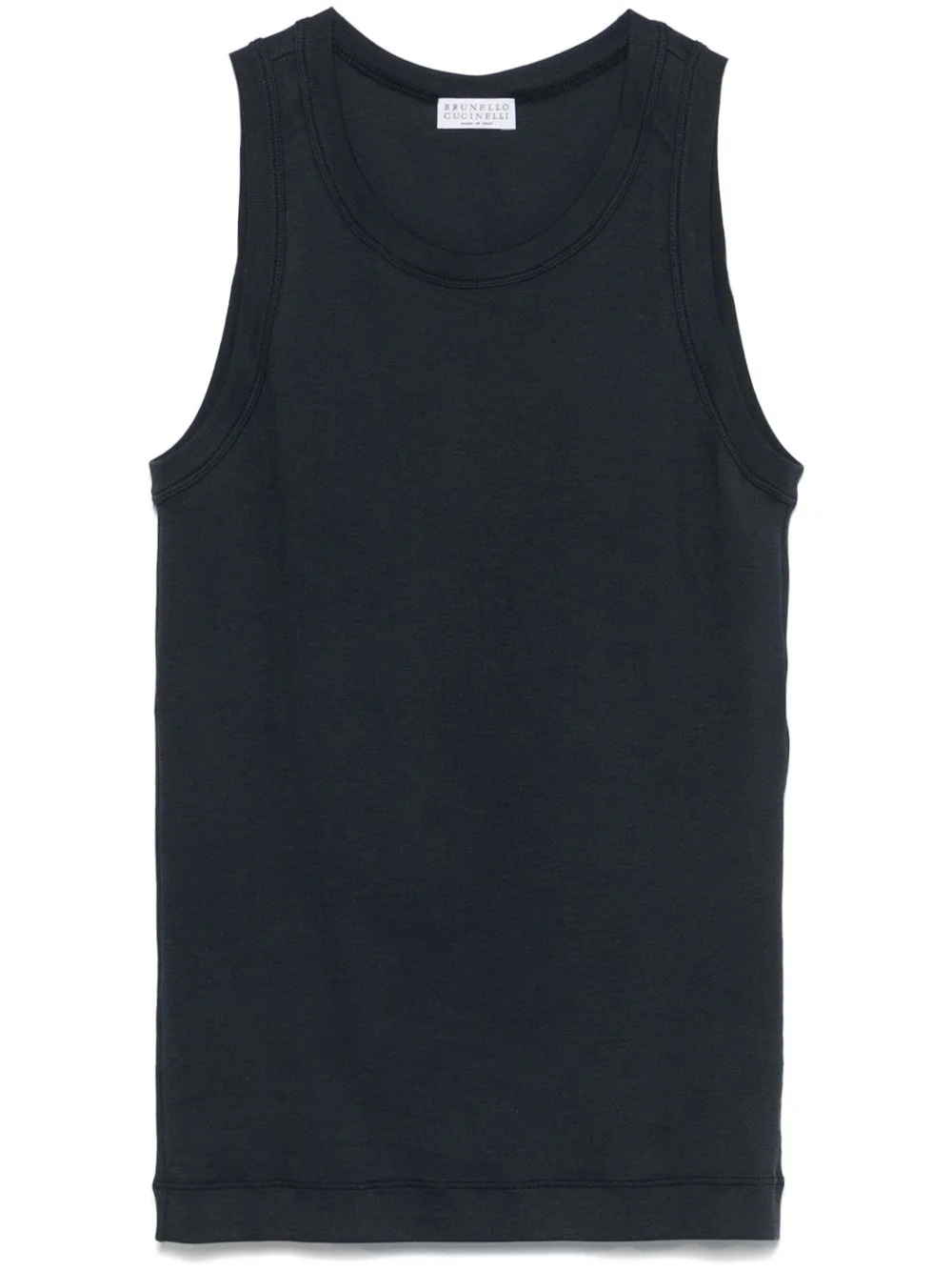 fine-ribbed tank top - 1