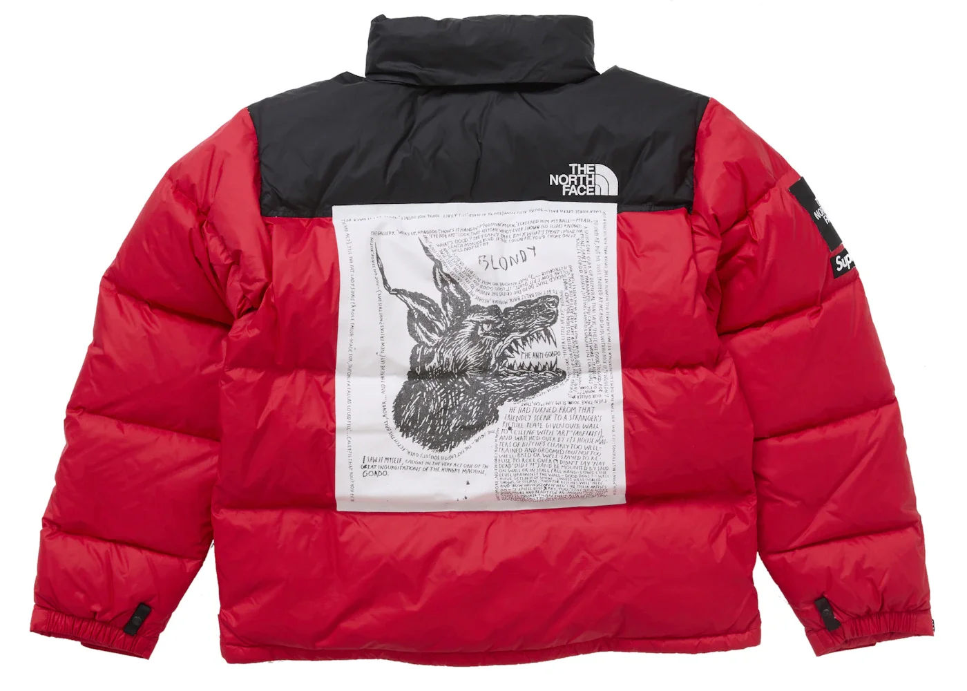 Supreme The North Face Nuptse Jacket Red - 1