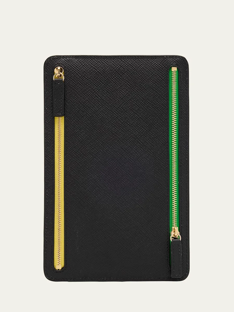 Leather Multi-Zip Case - 1
