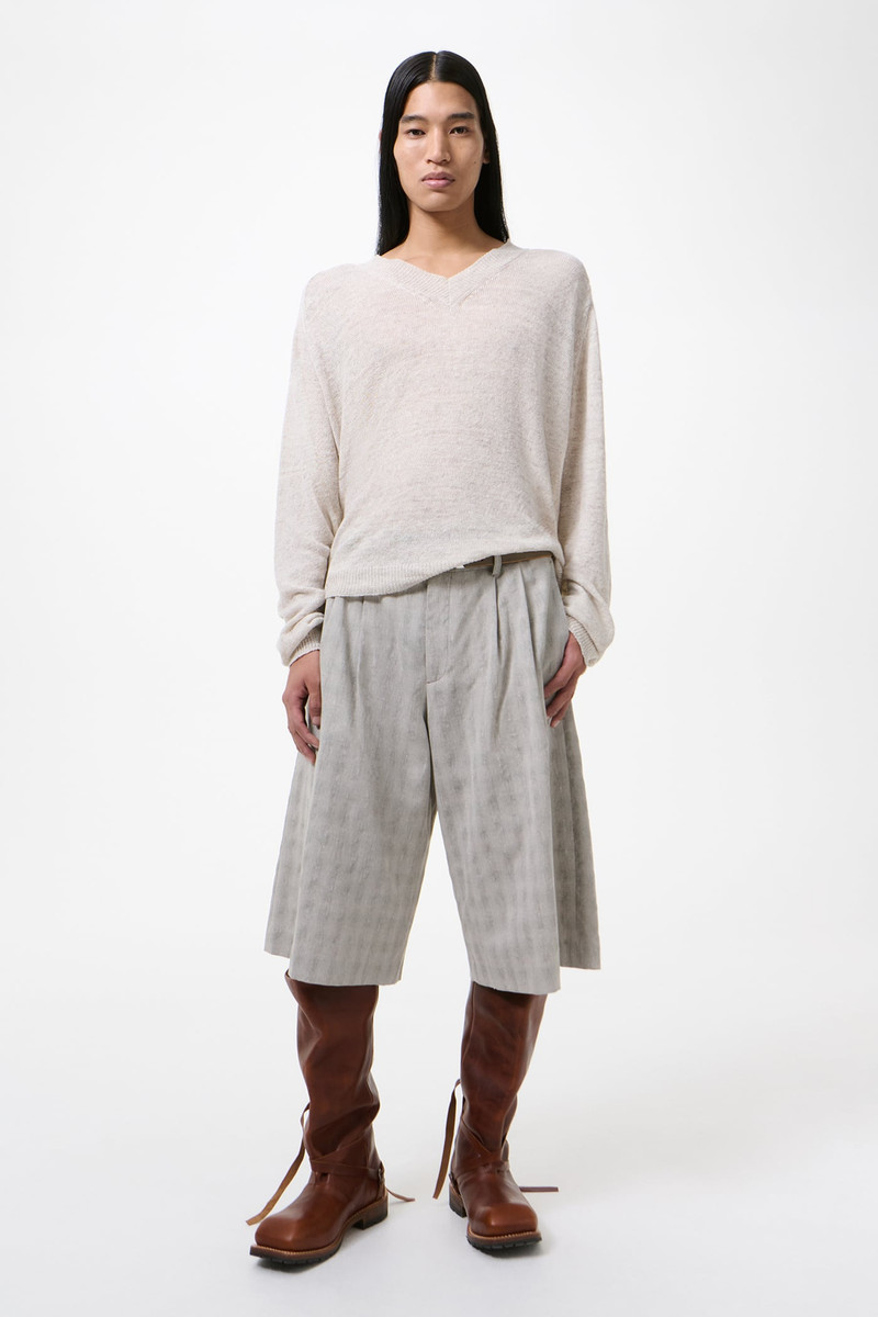 Our Legacy Split Shorts Sage Trail Check Dryline Weave outlook