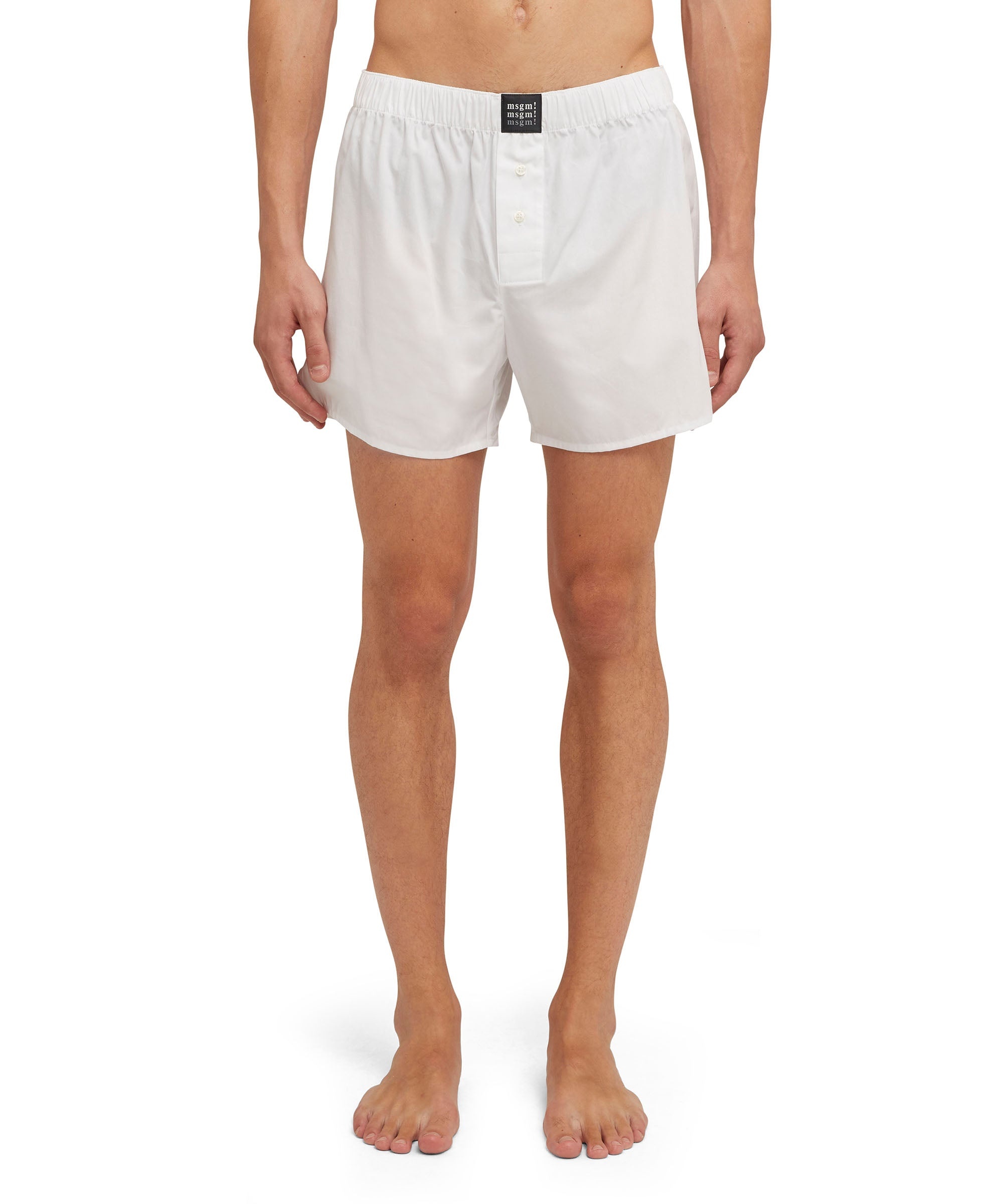 Cotton boxer with a classic line - 1