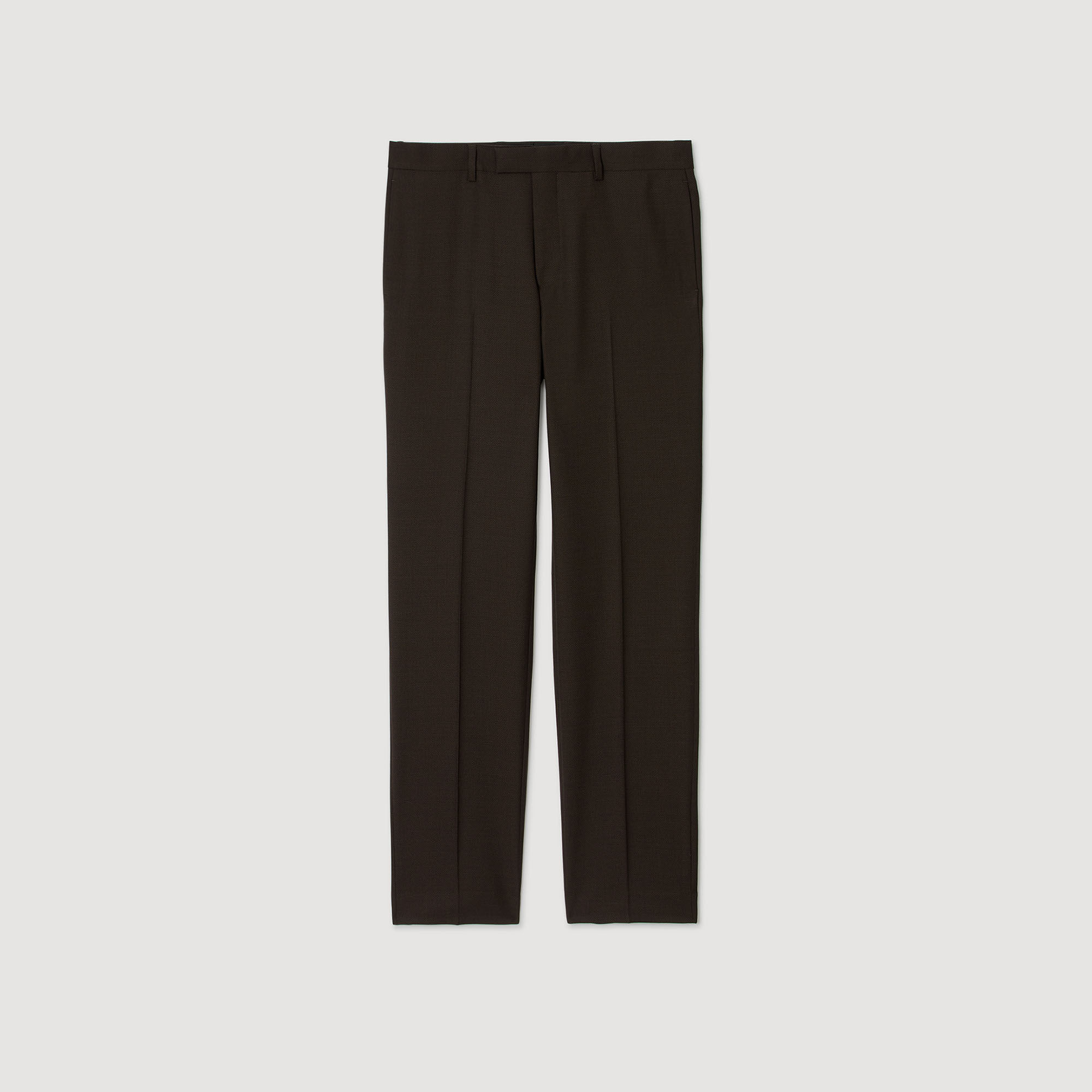 WOOL SUIT TROUSERS - 6