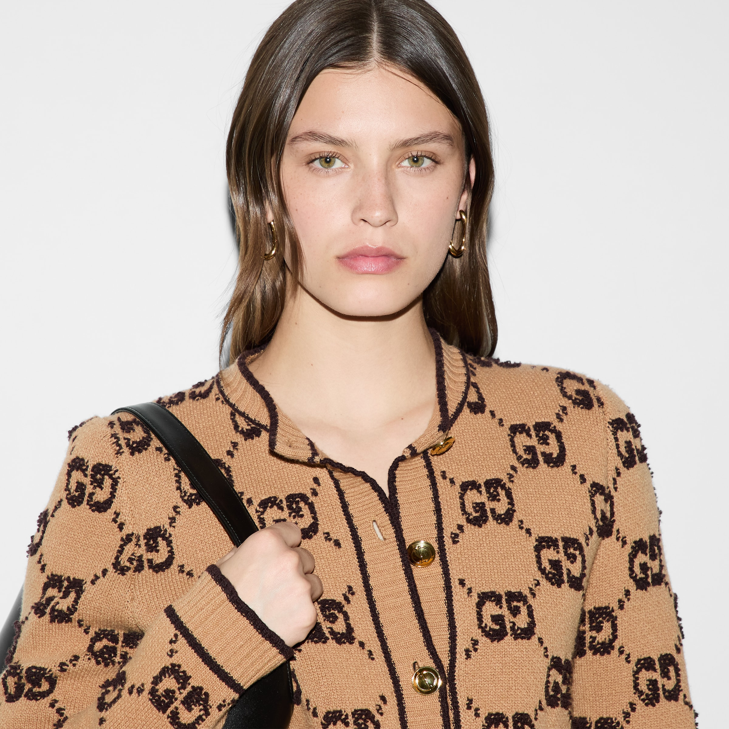 GG wool bouclé jacquard cardigan - 5