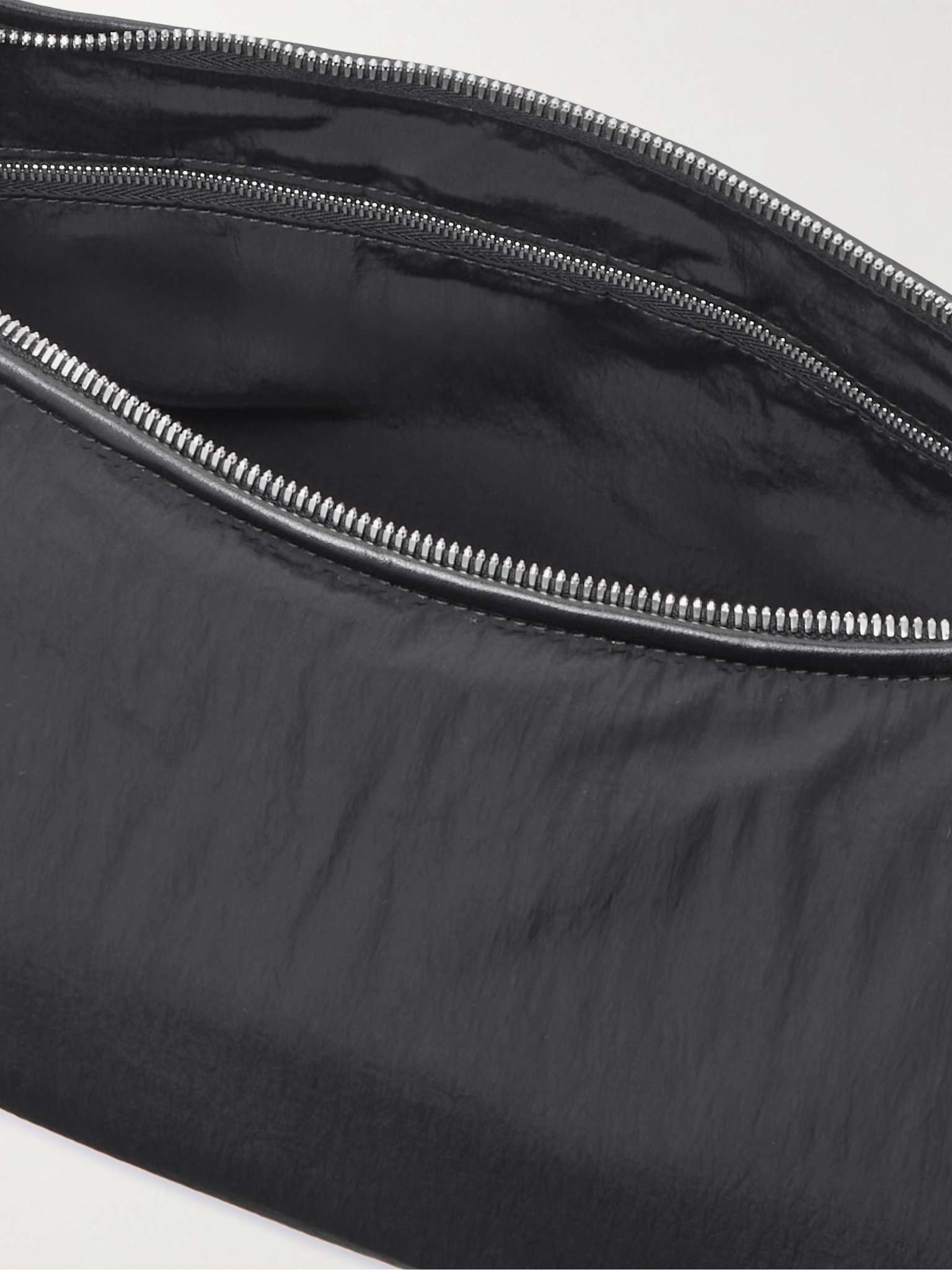 Padded Paper Nylon Messenger Bag - 3