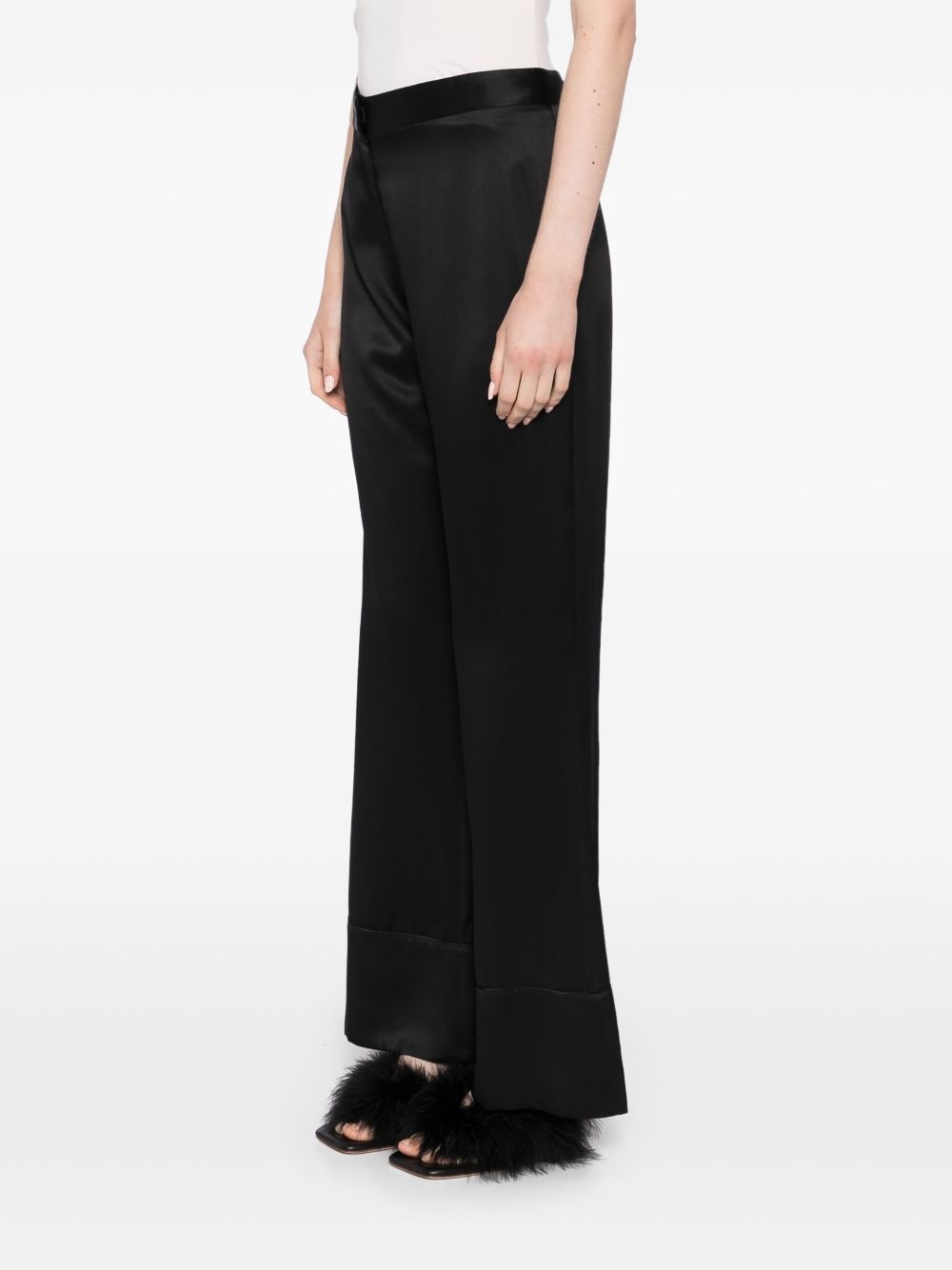 oversized silk trousers - 3