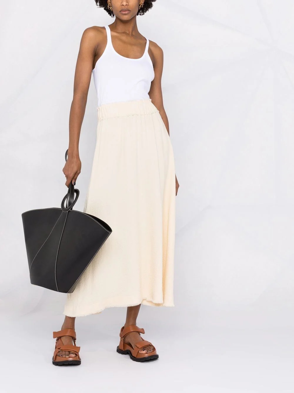 scoop-neck vest top - 2