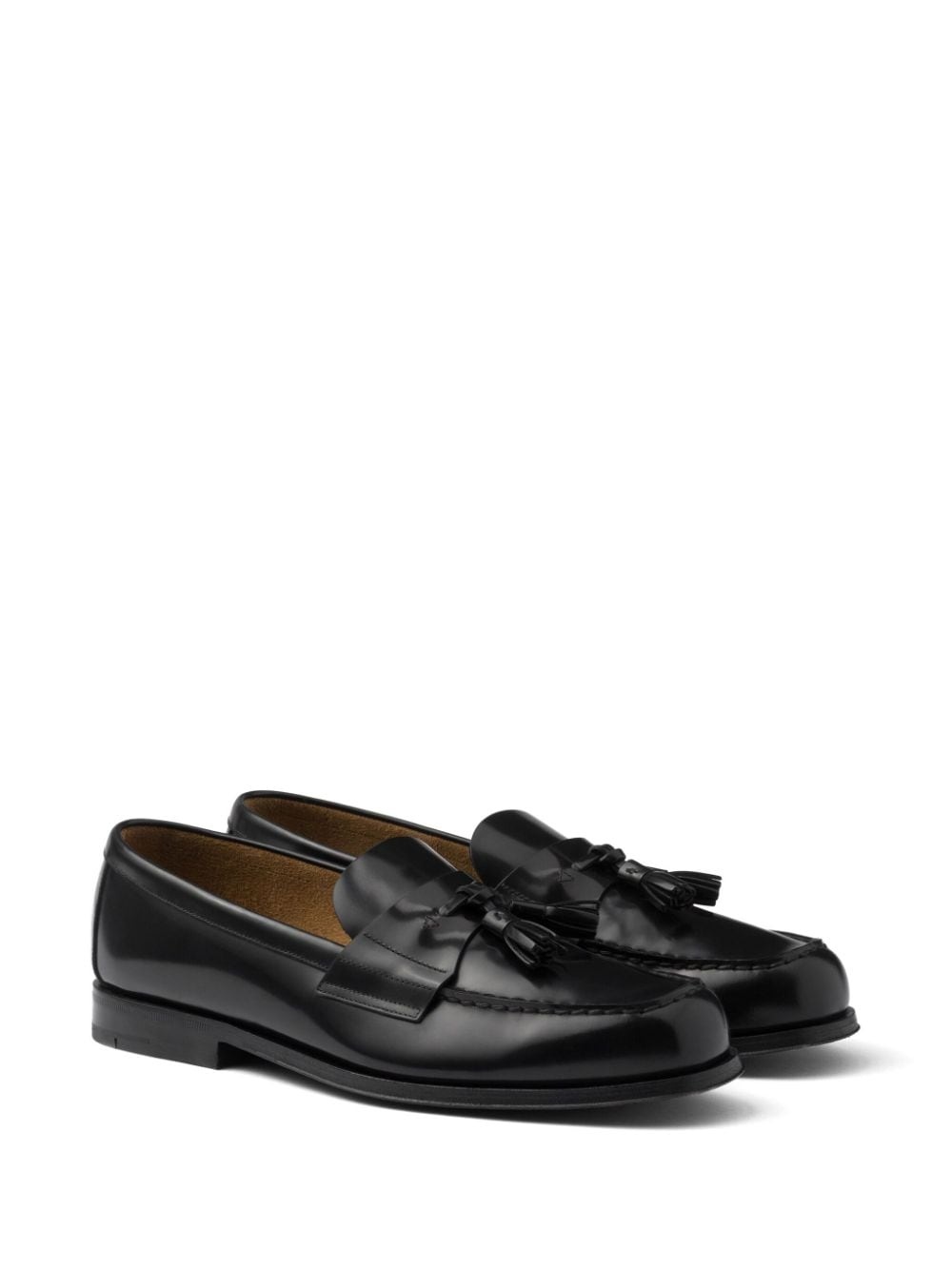 tassel-detail leather loafers - 2