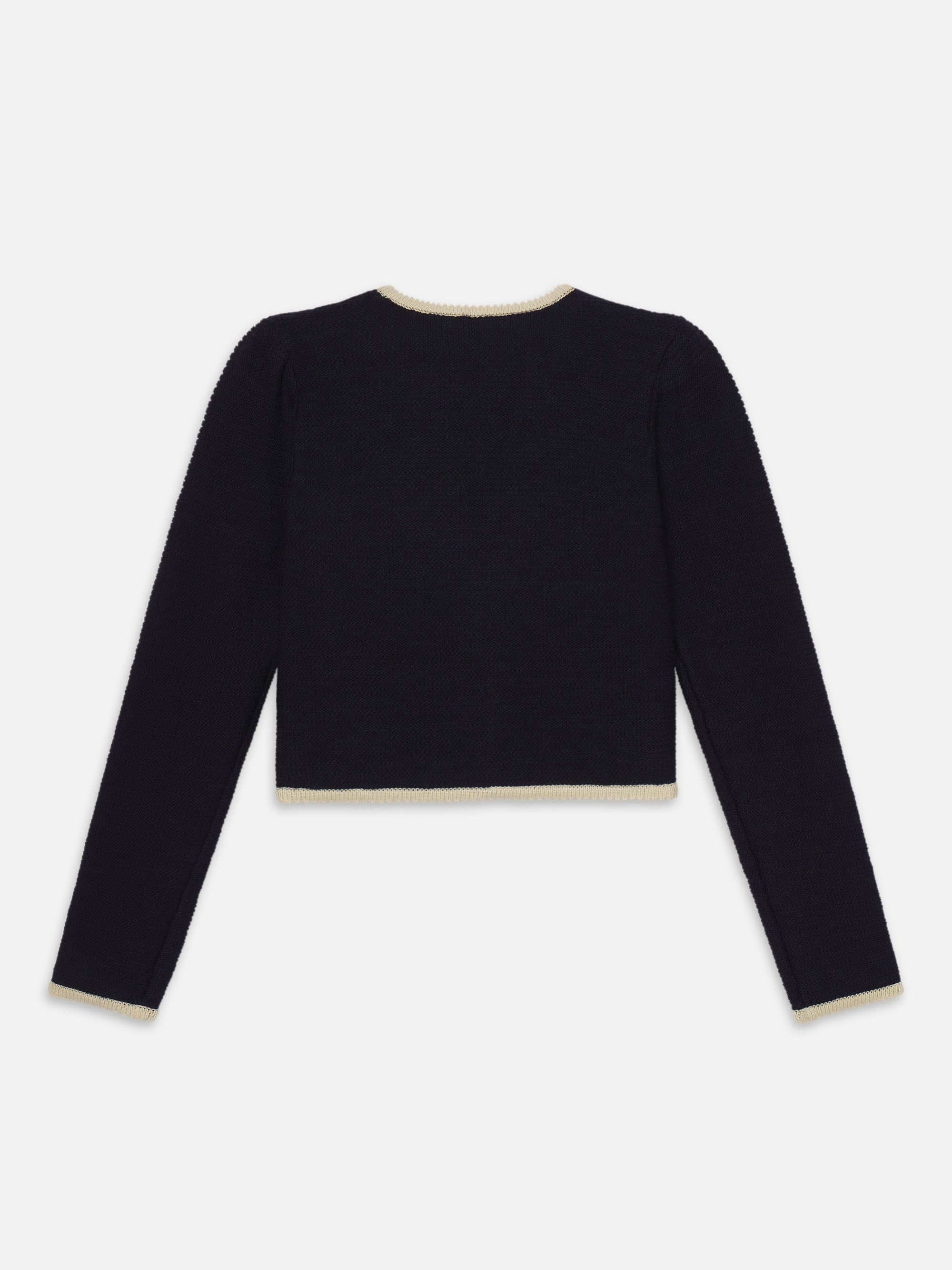 The Corded Cardi in Navy Multi - 4