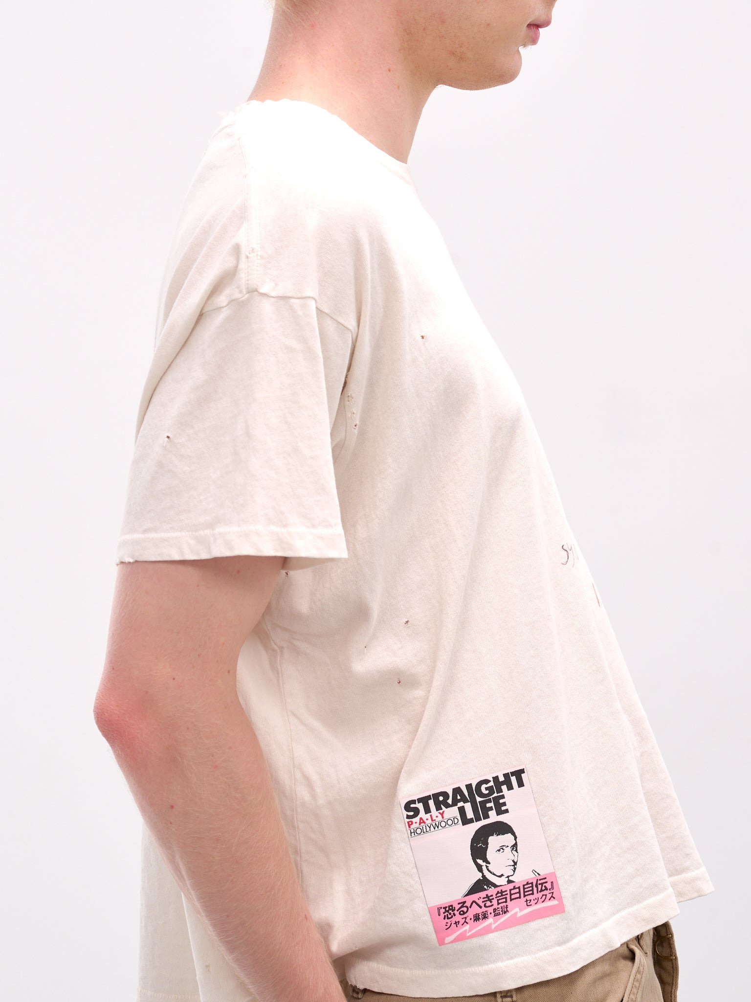 Cream 'Straight Time' Graphic Tee - 5