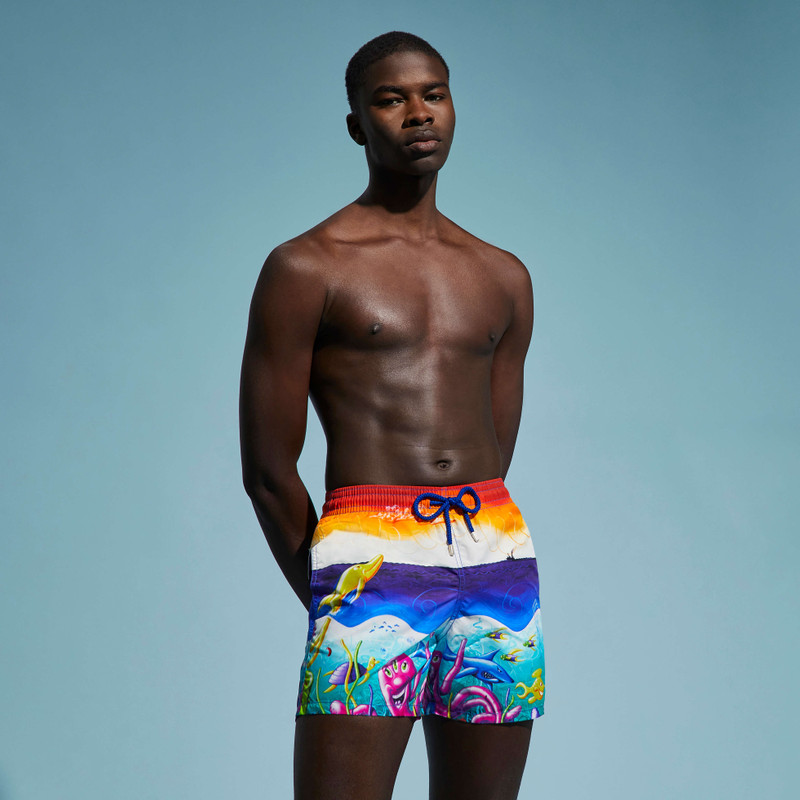 Vilebrequin Men Swim Shorts Mareviva - Vilebrequin x Kenny Scharf outlook