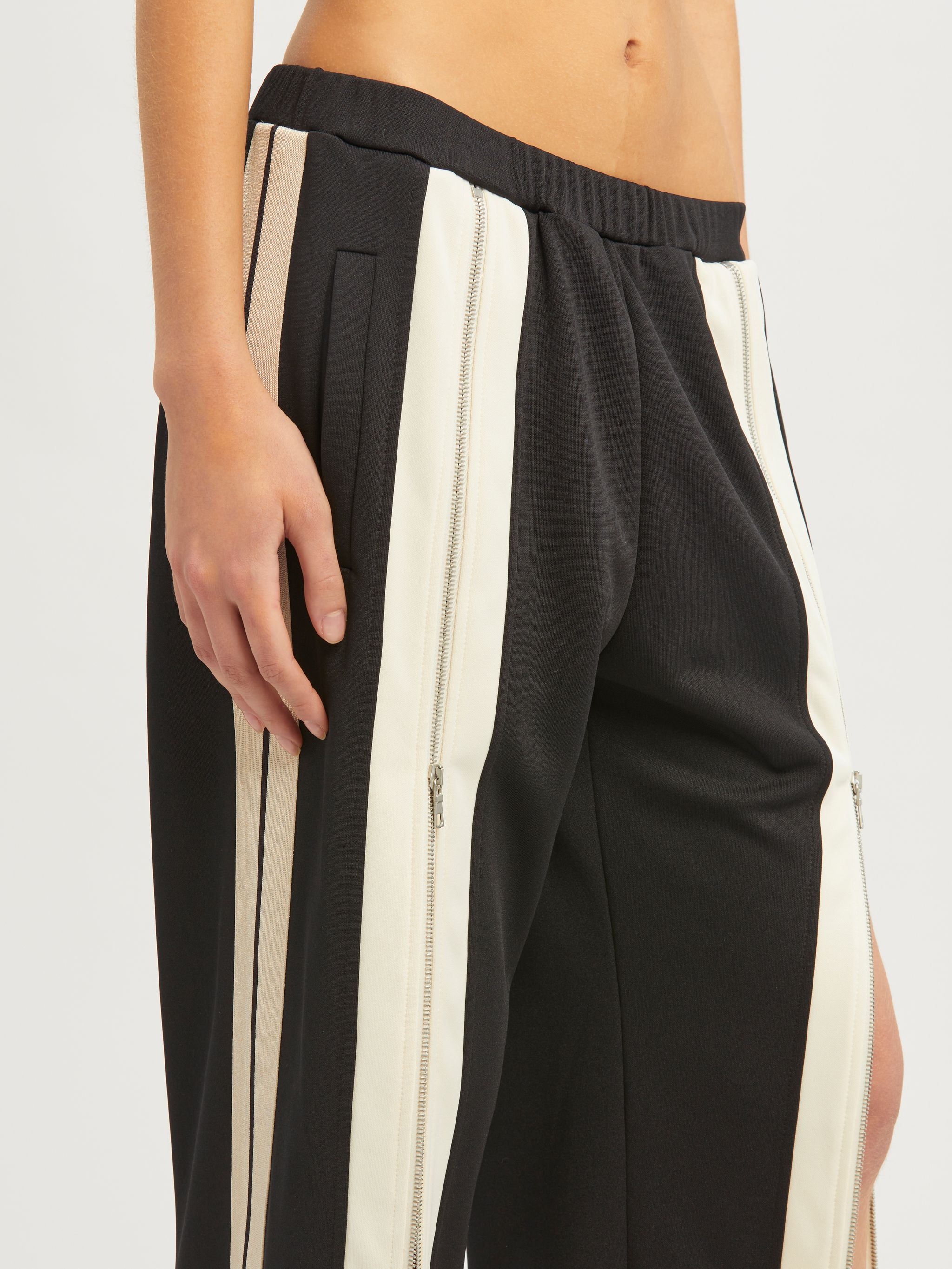 Cut Zipped Track Pants - 6