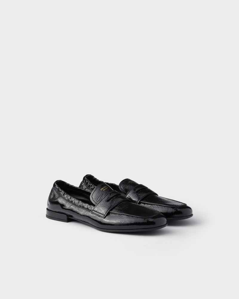 Shuffle patent leather loafers 1
