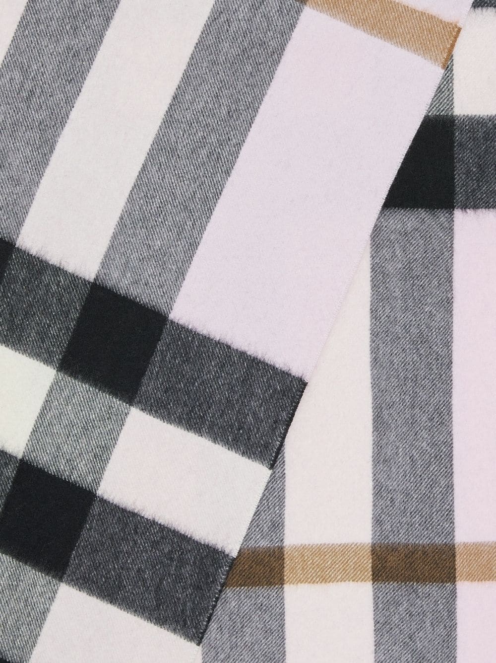 check cashmere scarf - 2