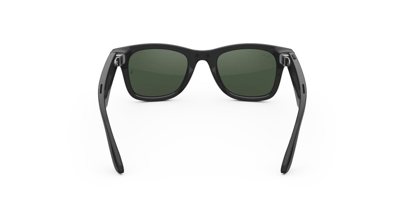 Ray-Ban Meta Wayfarer (Gen 2) Shiny Black Transitions® Graphite Green Lenses 3