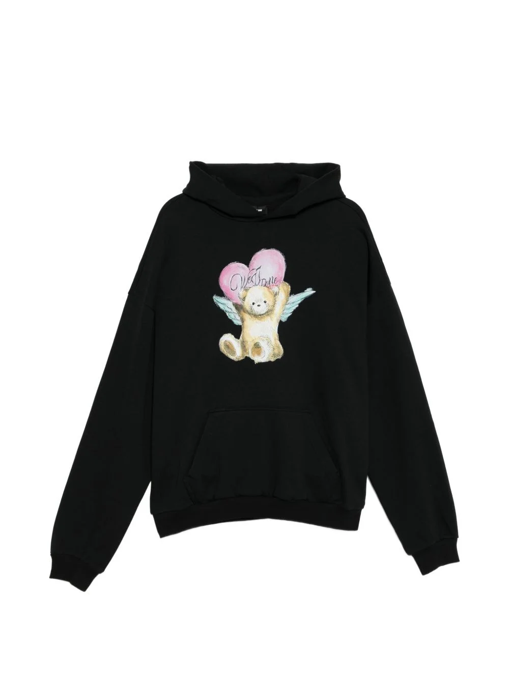 teddy-print hoodie - 1