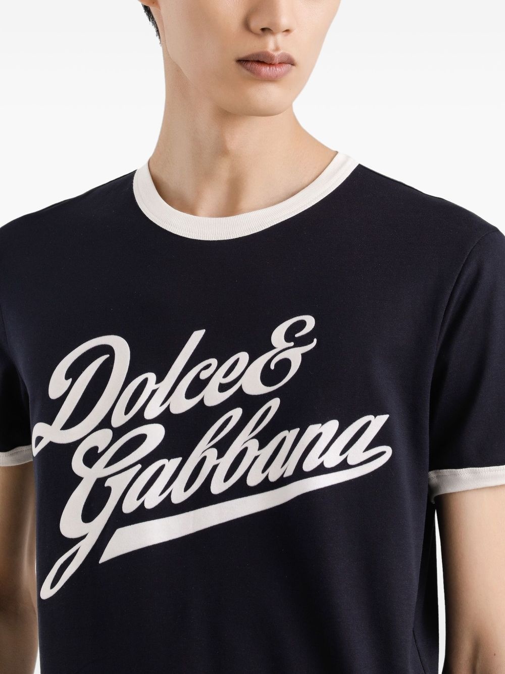 logo-print crew-neck T-shirt - 5
