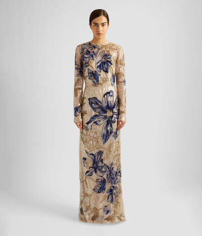 Erdem LONG SLEEVE BEADED SEQUIN GOWN outlook