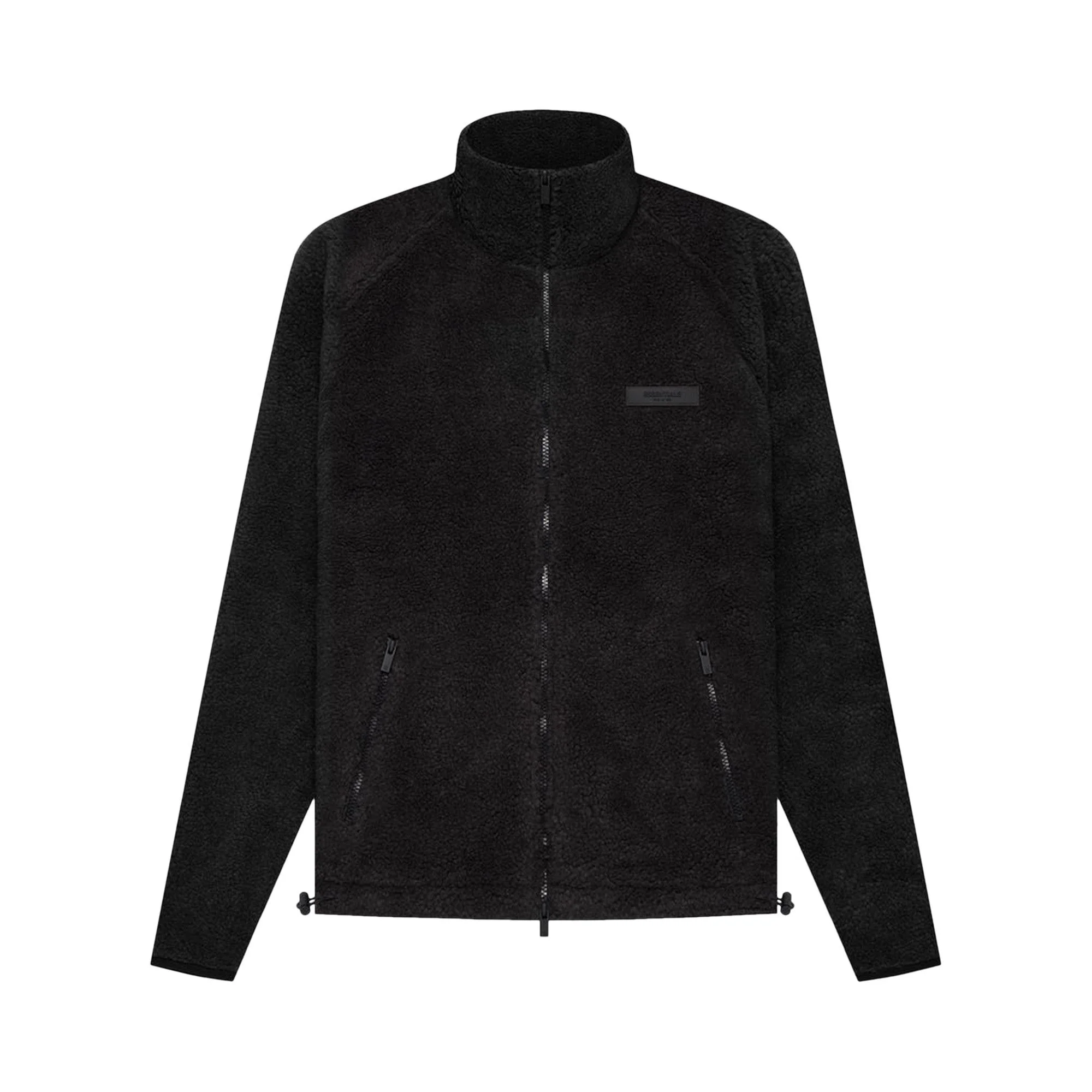 Fear of God Essentials Polar Fleece Full Zip Jacket 'Iron' - 1