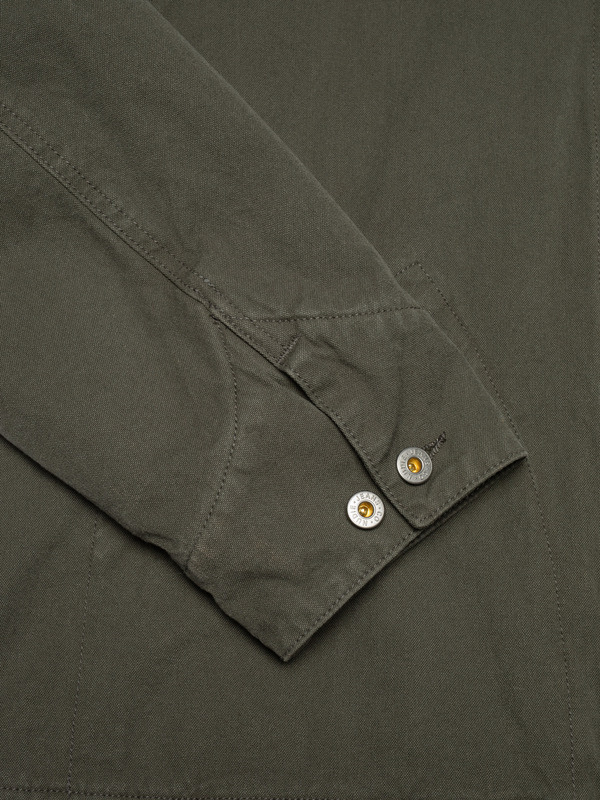 Blake Zip Jacket Duck Canvas Green - 7