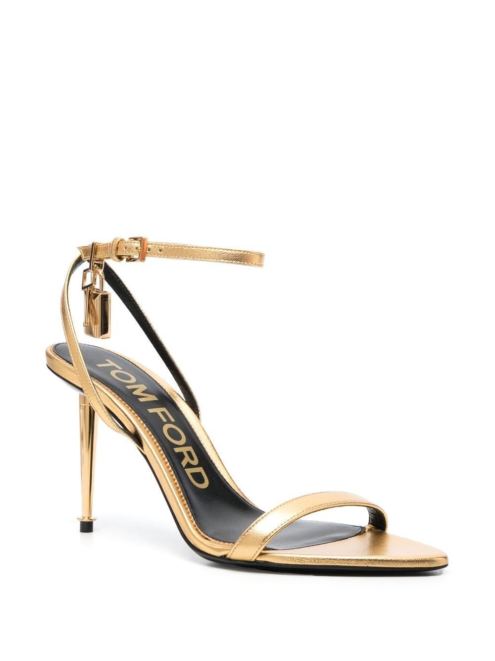 Padlock leather sandals - 2