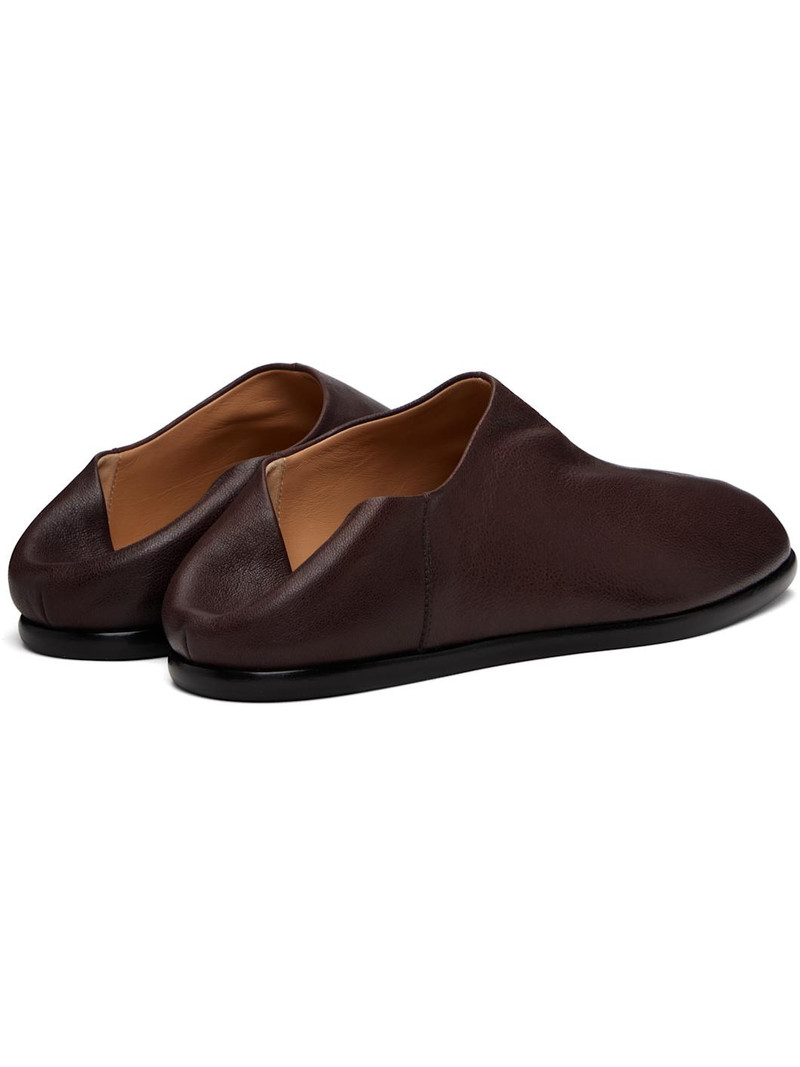 Maison Margiela Brown Tabi Babouche Loafers outlook