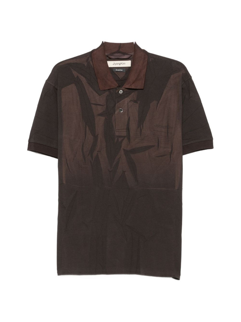 sun-faded cotton polo shirt 1