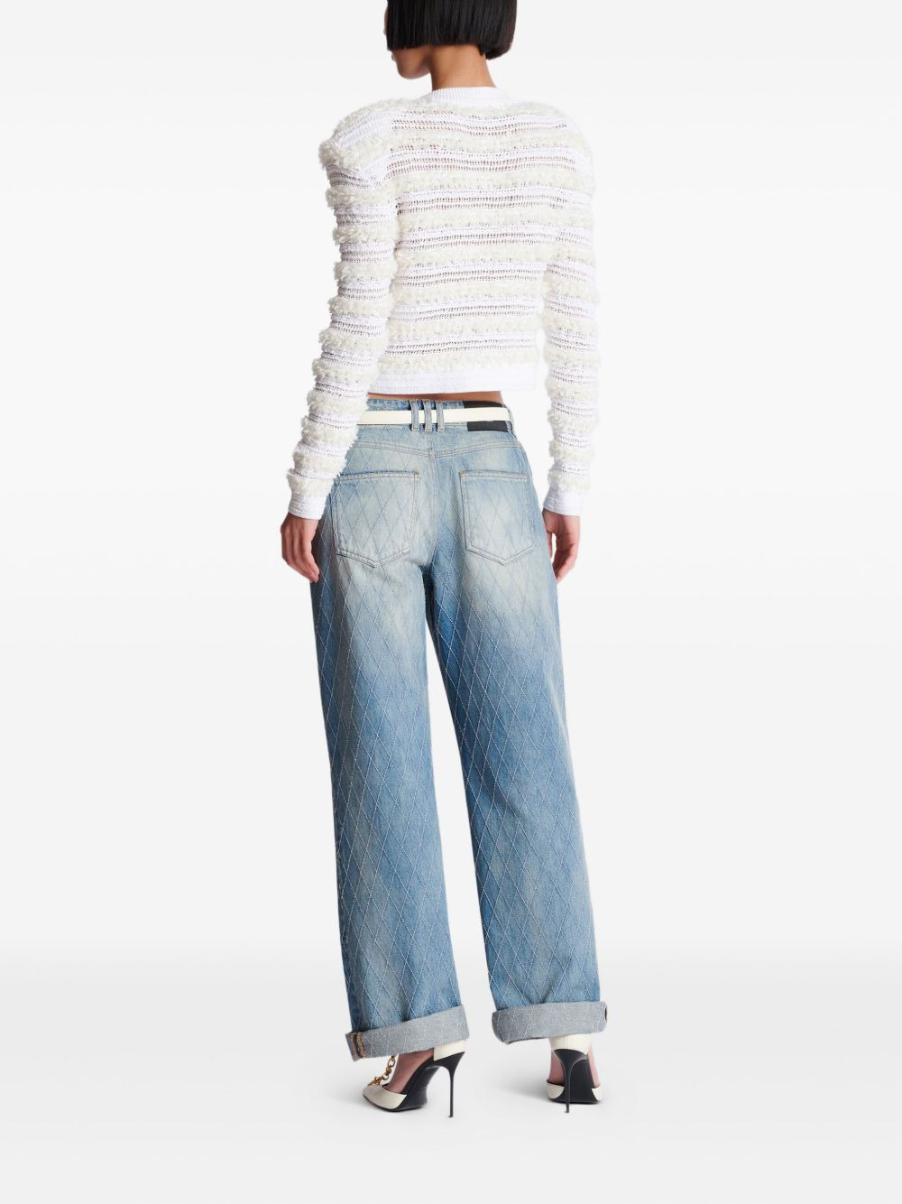Balmain tweed cardigan - 2